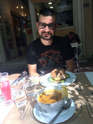 Happy meal at Mama Tierra in Athens