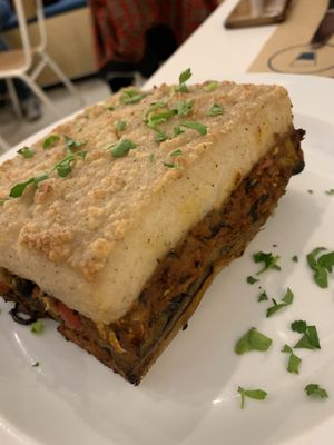 The best moussaka ever  at Mama Tierra in Athens