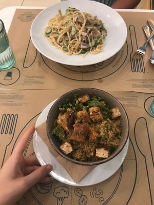 Dinner menu  at Mama Tierra in Athens