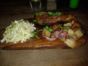 Lean mean aubergine (vg) at The Herb Garden in Newcastle Upon Tyne