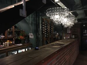 Bar area  at The Herb Garden in Newcastle Upon Tyne