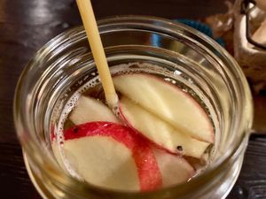 apple lemonade at GreenSoul in Leipzig