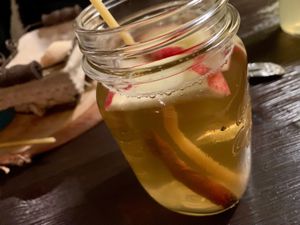 cinnamon lemonade at GreenSoul in Leipzig