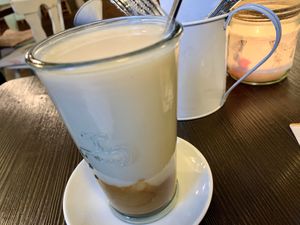 latte at GreenSoul in Leipzig