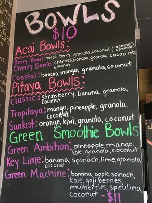 Menu at The Herd Juicery in Long Branch