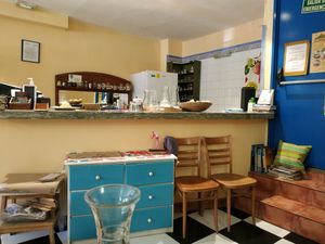 Bar top at La Retama in Zaragoza