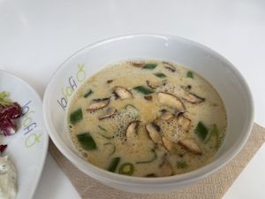 Daily soup. Super yummy!   at Lafafi in Vienna