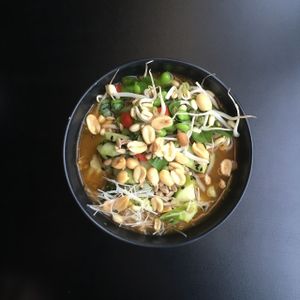 Vegan Pho. at Cargo Coffee and Kitchen in Helsinki