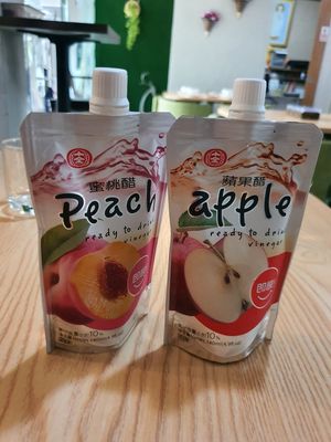 Vinegar drink at Piore Organic Cafe in Central Singapore