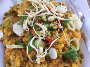 pumpkin curry special  at Jah Ruulz in St Julians