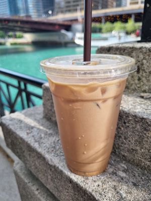 Peanut butter latte at JuiceRx - Streeterville in Chicago