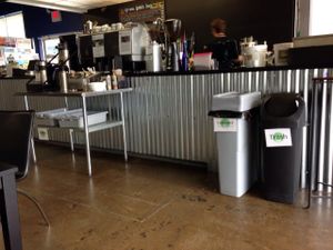 Where food is made at Cafe Pine in Burlington