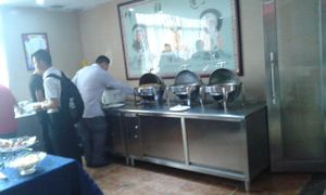 Part of buffet at Heshan Vegetarian in Zengcheng