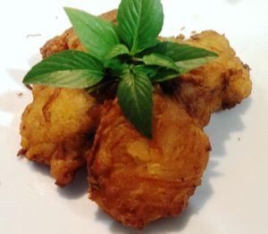 Made with home grown organic pumpkin at Home Grown Vegetarian Food Stall in Coolalinga