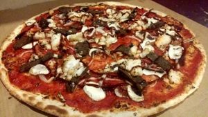 Vegan pizza at Let's Do Pizza in Adelaide