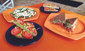 birthday lunch! at Helio Terra Vegan Cafe in Cleveland