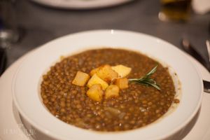 lentils curry at Teresa Carles Cocina Vegetariana in Barcelona