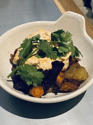 Bravas! at Teresa Carles Cocina Vegetariana in Barcelona