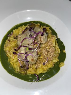 Risotto at Teresa Carles Cocina Vegetariana in Barcelona