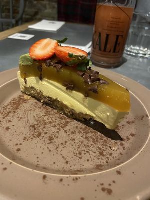 Tarta at Teresa Carles Cocina Vegetariana in Barcelona