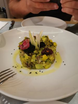 Tartar at Teresa Carles Cocina Vegetariana in Barcelona