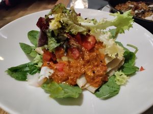 5 layered lasagna at Teresa Carles Cocina Vegetariana in Barcelona