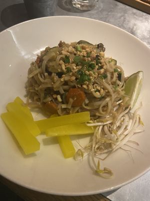 Pad Thai  at Teresa Carles Cocina Vegetariana in Barcelona