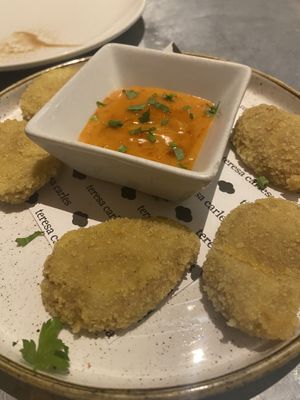 Nuggets at Teresa Carles Cocina Vegetariana in Barcelona