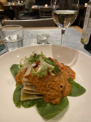 Lasagna  at Teresa Carles Cocina Vegetariana in Barcelona