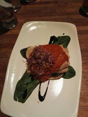 Lasanyuki at Teresa Carles Cocina Vegetariana in Barcelona