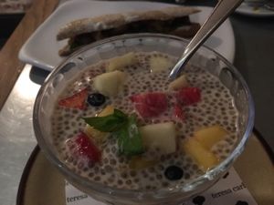 copa de chia at Teresa Carles Cocina Vegetariana in Barcelona