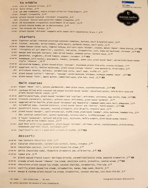  at Teresa Carles Cocina Vegetariana in Barcelona