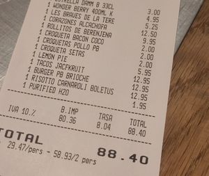  at Teresa Carles Cocina Vegetariana in Barcelona