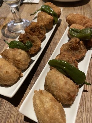 Croquets  at Teresa Carles Cocina Vegetariana in Barcelona