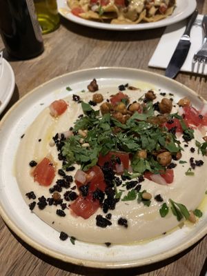 Hummus  at Teresa Carles Cocina Vegetariana in Barcelona