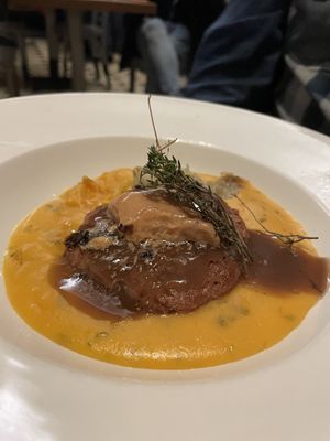 Filet mignon  at Teresa Carles Cocina Vegetariana in Barcelona