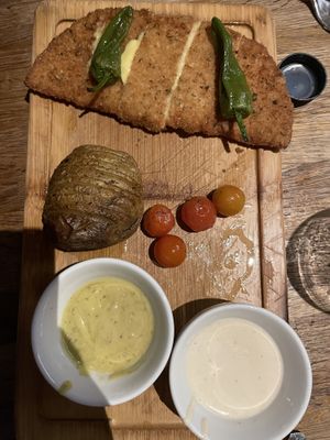 Cachopo  at Teresa Carles Cocina Vegetariana in Barcelona