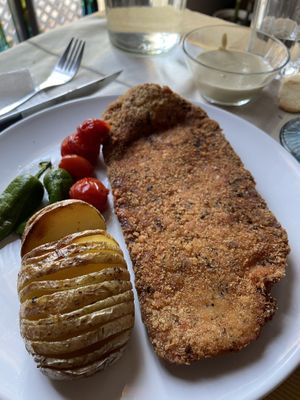 Cachopo  at Teresa Carles Cocina Vegetariana in Barcelona