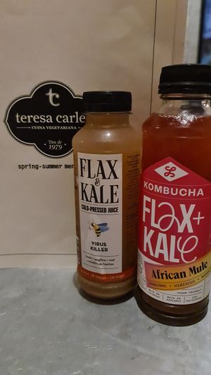 Kombucha at Teresa Carles Cocina Vegetariana in Barcelona