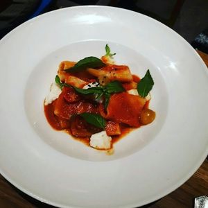 amazing glutenfree and vegan pasta  at Teresa Carles Cocina Vegetariana in Barcelona