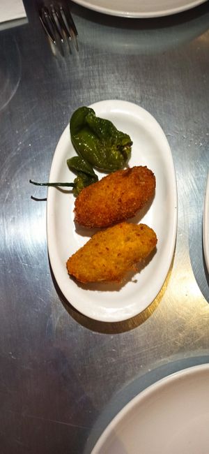 Croquetas de setas at Teresa Carles Cocina Vegetariana in Barcelona