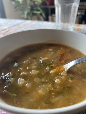 Sopa marroqui  at Teresa Carles Cocina Vegetariana in Barcelona
