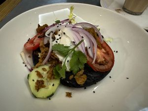 Vegan Kebab at Teresa Carles Cocina Vegetariana in Barcelona