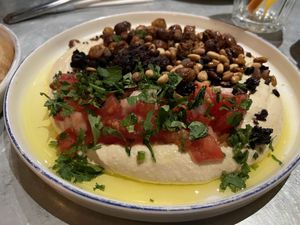 Hummus  at Teresa Carles Cocina Vegetariana in Barcelona