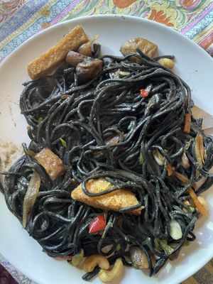 Thai spagguetti  at Teresa Carles Cocina Vegetariana in Barcelona