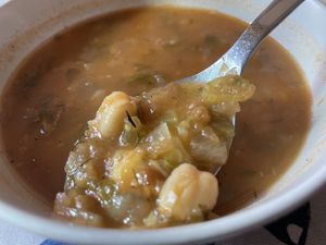 Marrakesh soup  at Teresa Carles Cocina Vegetariana in Barcelona