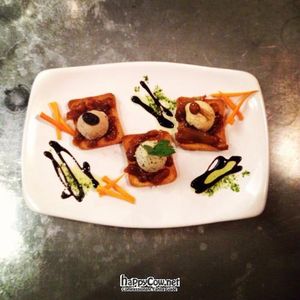 pate trio at Teresa Carles Cocina Vegetariana in Barcelona