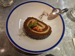 Tronc de Nadal at Teresa Carles Cocina Vegetariana in Barcelona