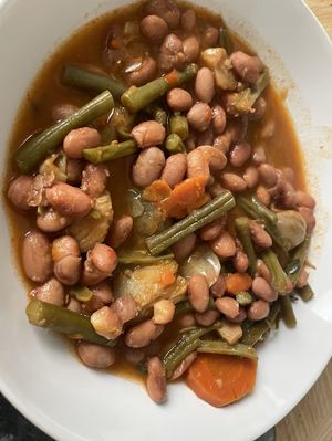 Mongetes  at Teresa Carles Cocina Vegetariana in Barcelona