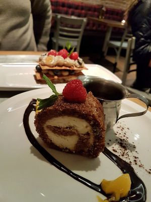 desserts were good at Teresa Carles Cocina Vegetariana in Barcelona